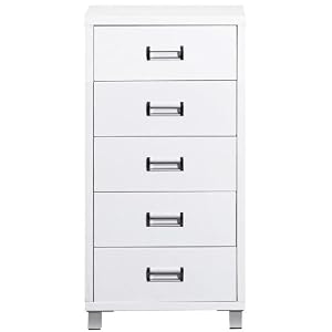 Ethan 5 - drawer Chest, 5-DRAWER, WHITE by 