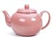 RSVP Stoneware 6-Cup Teapot, Pink