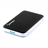 Sabrent USB 3.0 To 2.5-Inch Sata Aluminum Hard Drive Enclosure Case for 9.5mm, 12.5mm 2.5-Inch SATA-I, SATA-II, SATA-III HDD and SSD Black  (EC-TB4P)