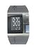 DKNY NY1314 Gents Digital Watch, Black Dial & Rubber Strap with Blue Detail on Case