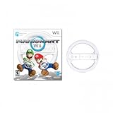 Top Quality Mario Kart for Nintendo Wii and 1 Extra White Wheel (Motion Plu ....