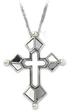 Venetian Cross of Light Pendant Necklace