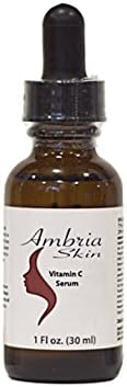 Ambria Skin Anti-Aging Vitamin C Serum with Hyaluronic Acid and Collagen Stimulating Ingredients