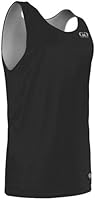 MP993 Men's Tank Top Polyester Micromesh Jersey-Uniform is Reversible to White