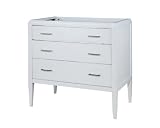 Xylem V-MANHATTAN-36WT 36-Inch Manhattan Vanity, White