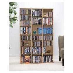 Atlantic 38435065 Oskar 756 CD/360 DVD/BluRay/Games Wood Cabinet Maple