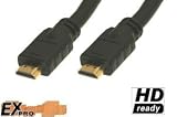 Ex-Pro Gold Professional HDMI to HDMI Cable Lead 24K Gold, OFC Free - 2m, DVD players, Sky etc..