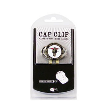 Texas Tech Red Raiders Hat Clip With Golf Ball Marker
