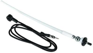 boss - mrant12w - boss mrant12w white universal marine rubber duck type dipole antenna