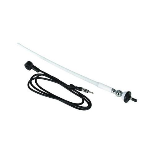 boss - mrant12w - boss mrant12w white universal marine rubber duck type dipole antenna