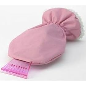 PINK Insulated Ice Scraper Glove - Keeps Hands Dry and Warm