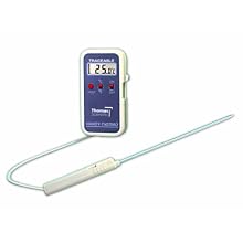 Thomas Traceable Mini Thermometer, with Stainless-Steel Probe, 7" Probe, -58 to 302 degree F