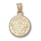 Texas Longhorns Solid 14K Gold Seal 1/2'' Pendant