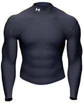 Under Armour ColdGear Mock Long Sleeve T-Shirt (Black Large)
