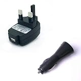 Review KMSDIRECT USB  / KMSDIRECT.NET NEW 2 IN 1 USB CHARGER KIT, BLACK USB 1000MA MAINS CHARGER UK 3...