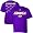 Los Angeles Lakers Back II Back Champions 2010 Champs Purple T-shirt LARGE Player's authograph tee
