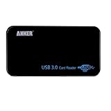 Anker 6 port USB 3.0 Multi Memory Card Reader for SD, MS, M2, CF, XD, Micro SD/T-F- Black