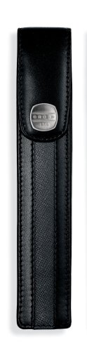 Cross Single Pen Case 1846 leather collection Ebony with Carbon Grey by Ebony & Ivory Cheesecakes