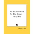 An Introduction To The Koran - Pamphlet by  Charles F. Horne