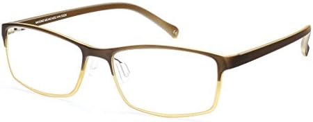 Cagalli Fashion Designer Eyeglasses Frame Clear Lens Rxable Glasses (Brown Fade M1016)