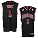adidas Chicago Bulls #1 Derrick Rose Black Swingman Basketball Jersey