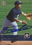 Bernie Castro, San Diego Padres, 2003 Upper Deck Star Rookie Autographed Card