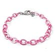CHARM IT! Metallic Pink Single Link Chain Bracelet