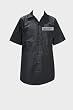 Silver Star Men's SCRIPT Work Shirt in Black