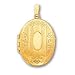 Jewelry : 24in Gold-plated Large Oval Locket Necklace
