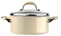 Meyer Select Advantage Non-stick Stockpot with Locking Lid, Almond, 24 cm, 4.3 Litre
