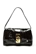 TREESJE Avalon Satchel in Black Patent Leather