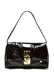 TREESJE Avalon Satchel in Black Patent Leather