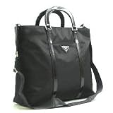 Prada - Prada Shopping Tote Bag Bn1057 - Black Tessuto