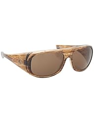 Spy Hourglass Sunglasses Brown Stripe Brnz Fade Lens by SPY