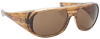 Click here to buy Spy Hourglass Sunglasses Brown Stripe Brnz Fade Lens by SPY.