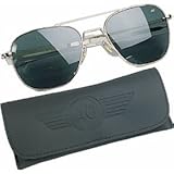 American Optics Gold GI 52mm Air Force Pilots Sunglasses