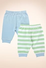 2 Pack - Petit Bebe Pure Cotton Striped Joggers [T78-6093B-Z]