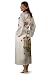 White Silk Robe for Women - Chrysanthemum (L/XL) - Women's Bathrobe Soft Luxury Robe Ladies gifts for women wife mom mother grandma birthday gift for her women wife girlfriend best top gifts women gift ideas unique unusual gifts ideas her presents women