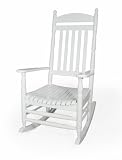 International Concepts R-93015 Porch Rocker, Solid Wood White