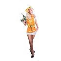 Adult Sexy Home Wrecker Halloween Costume - Costume Includes 3pc complete set, Dress, Apron and Hat - Super Low Closeout Price
