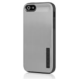 Incipio Dual Pro Shine for iPhone 5 - Retail Packaging - Titanium Silver / Obsidian Black