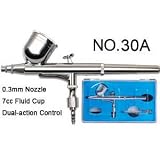 Easy Handling Brand New Airbrush Kit Dual Single Action 3 Airbrushes Pro Air Compressor Machine Equipment Device Facility
