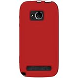 Amzer AMZ93365 Silicone Skin Jelly Case Cover for Nokia Lumia 710, T-Mobile Nokia Lumia 710 - Retail Packaging - Red