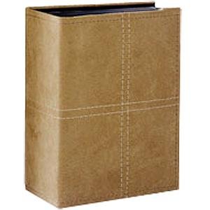 Tan Suede & Stitching album for 200 photos - 4x6