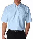 8972 UltraClub Short Sleeve Oxford Dress Shirt