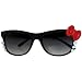 Meow! Wayfarer Style Sunglasses with Bow and Whiskers