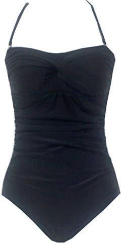 Aliana Women's Missy Bandeau Strap Swimsuit