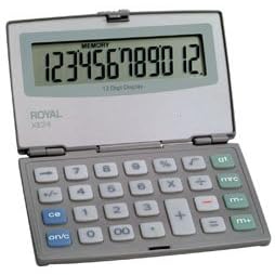 ADLER XE24 12 DIGIT LARGE DISPLAY HANDHELD by ADLER ROYAL