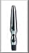 Fujiko's 6 1/2 Inch Waterproof Multi-Speed Vibrating Probe Massager - Silver