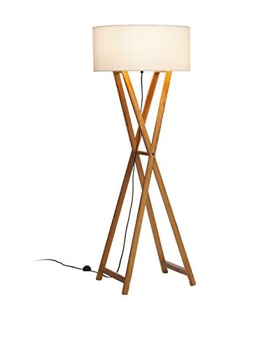 Light Up Lampada Da Terra Tripod Beige